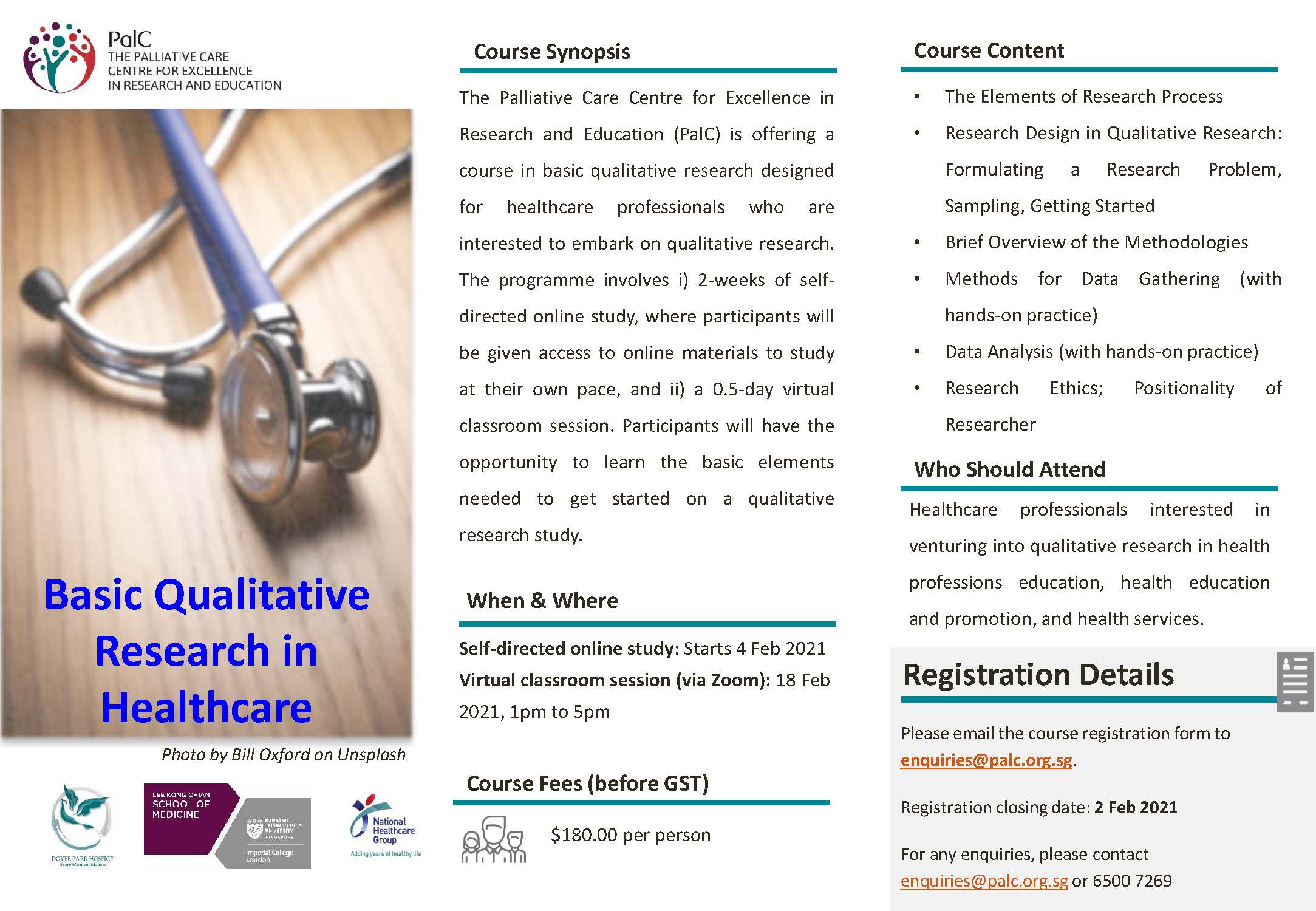 qualitative research course singapore