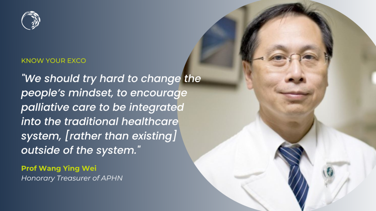 Know Your ExCo: Prof Wang Ying Wei - APHN