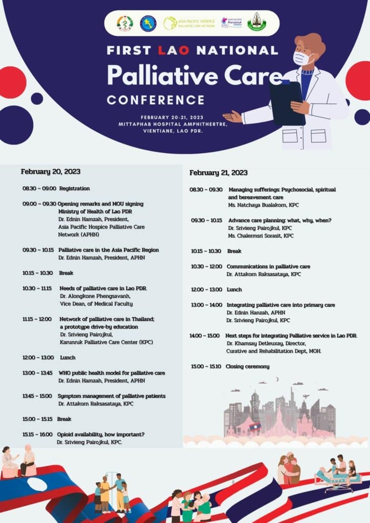 First LAO National Palliative Care Conference, 20-21 Feb 2023 - APHN