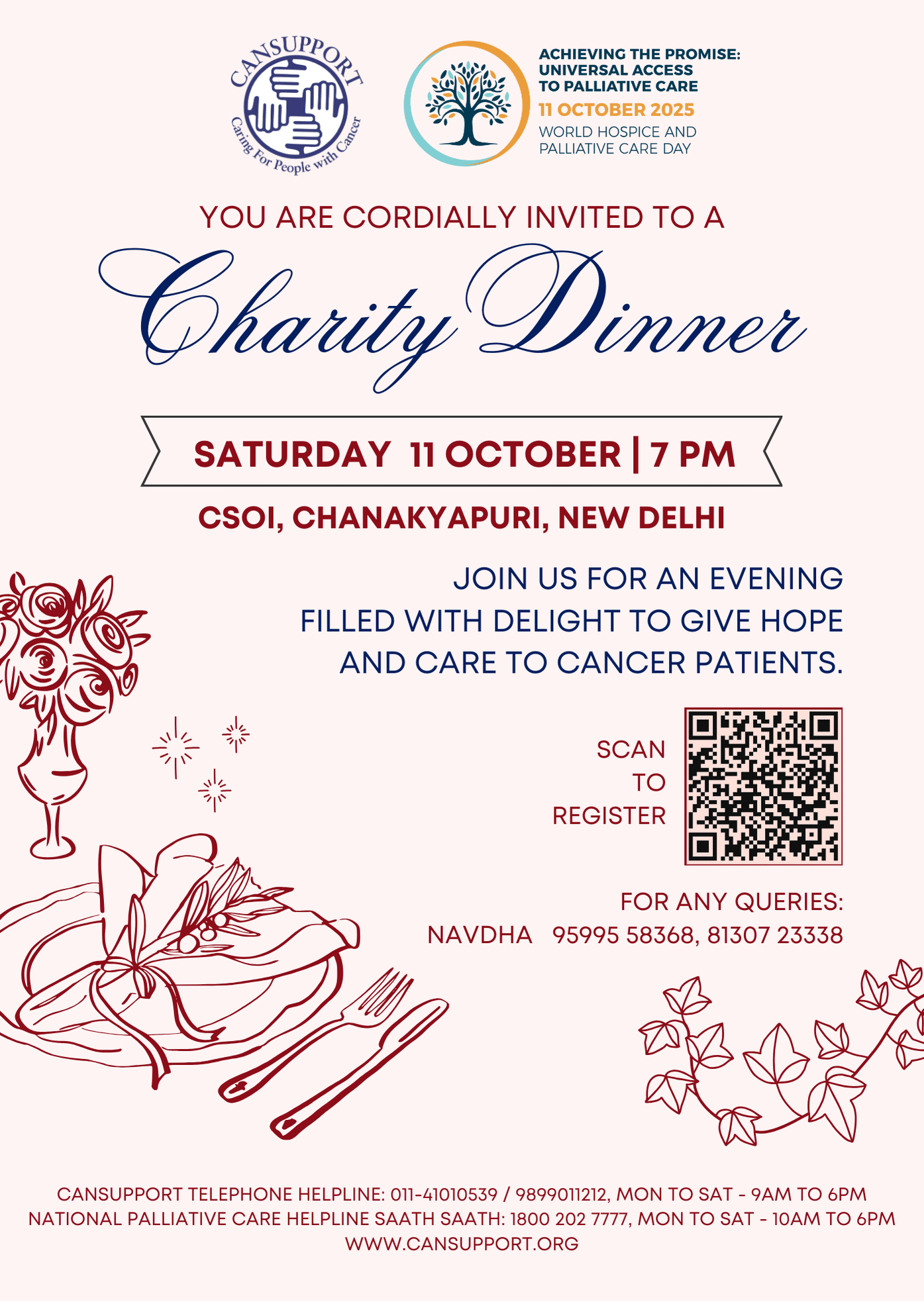 Charity Dinner Poster